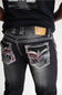 Pure Luck Rhythm Bootcut Jeans for Men in Black
