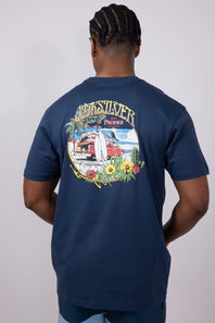 Quiksilver Pacifico Search For Beauty T-Shirt for Men in Navy