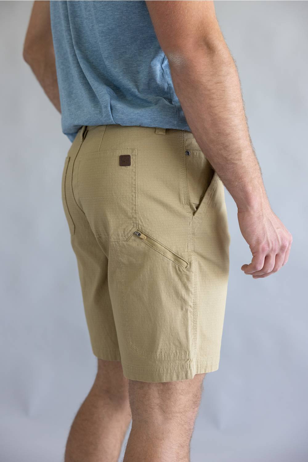 Weatherproof Vintage Ripstop Shorts for Men in Khaki 