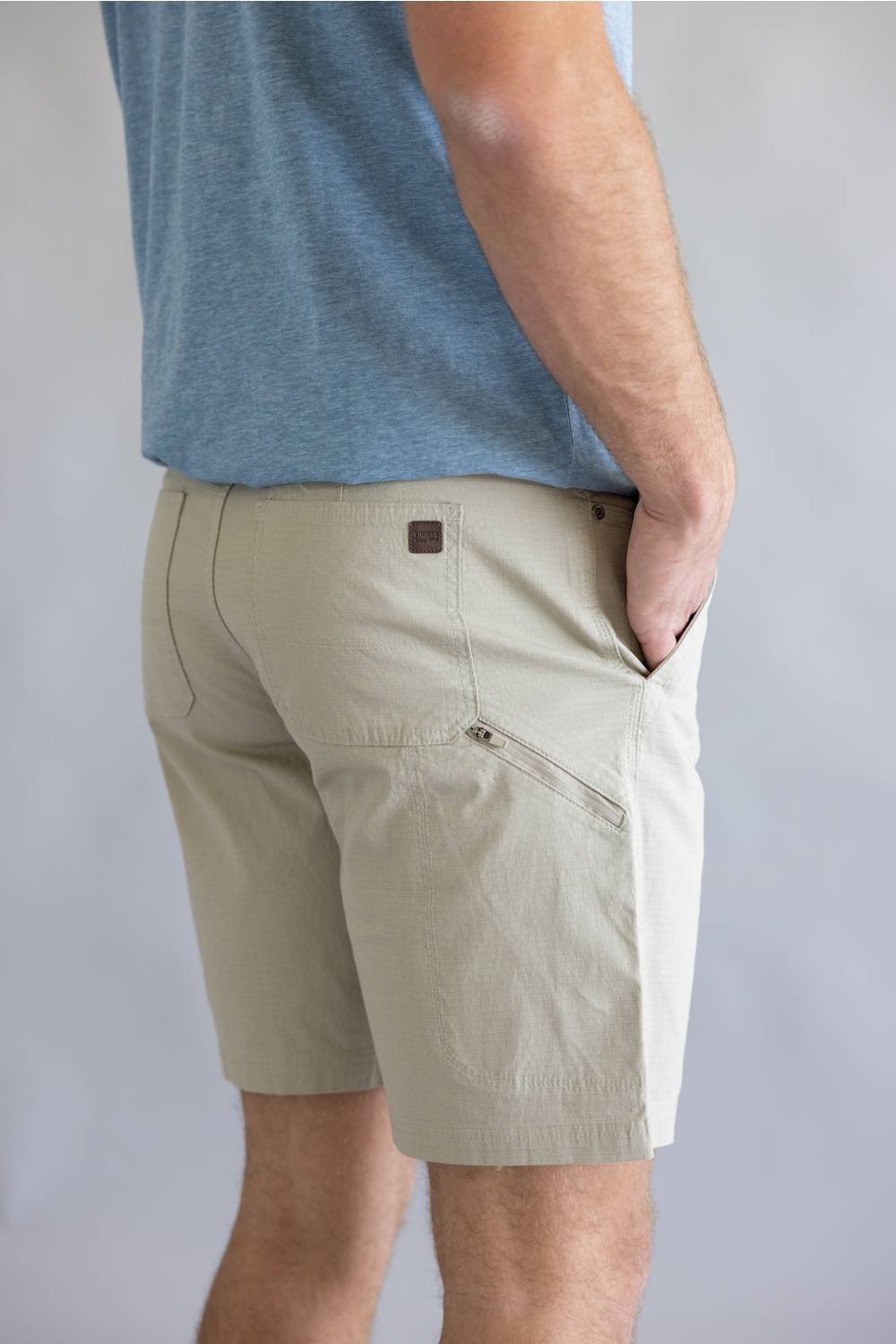 Weatherproof Vintage Ripstop Shorts for Men in Birch