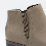 Soda Thumb Lug Booties for Women in Deep Taupe