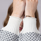 Textured Reglan Sleeve Sweater for Women in Charcoal