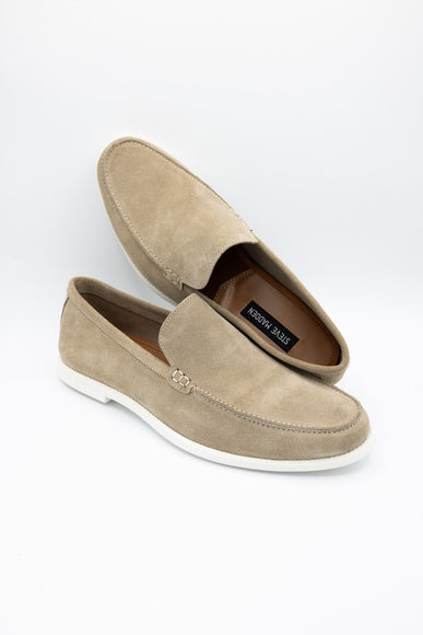 Steve Madden Ragle Suede Loafers for Men in Sand