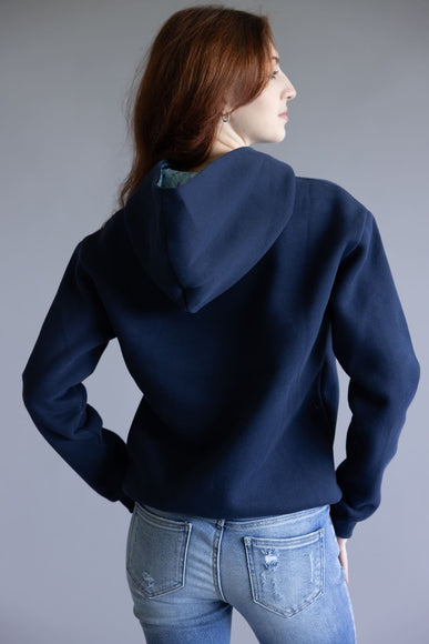 Simply Southern Embroidered Dilara Bear Hoodie for Women in Navy Blue