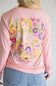 Simply Southern Enjoy Long Sleeve T-Shirt for Women in Tea Rose
