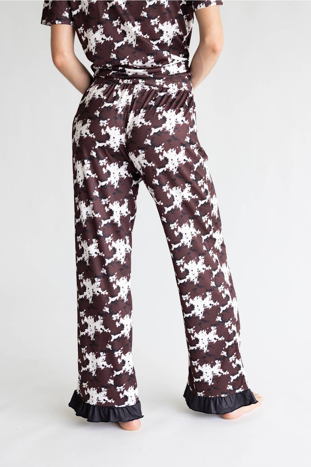 Simply Southern Everyday Lily Pajama Set for Women in Cow Print