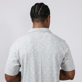 Simply Southern Knit Polo Shirt for Men in Grey