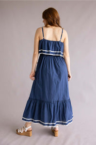 Simply Southern Nautical dress navy white