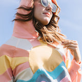 Womens Simply Southern Patched Sun Hoodie for Women in Multi