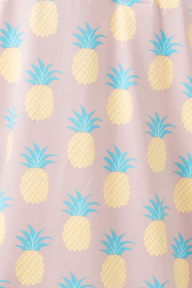 Simply Southern Pineapple Polo for Men in Peach