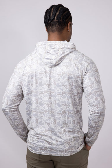 Simply Southern Sport Hoodie for Men in Grey Camo