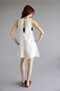 Simply Southern Washed Romper for Women in Pearl
