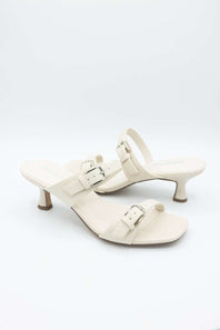 Soda Candice Kitten Heels for Women in Bone