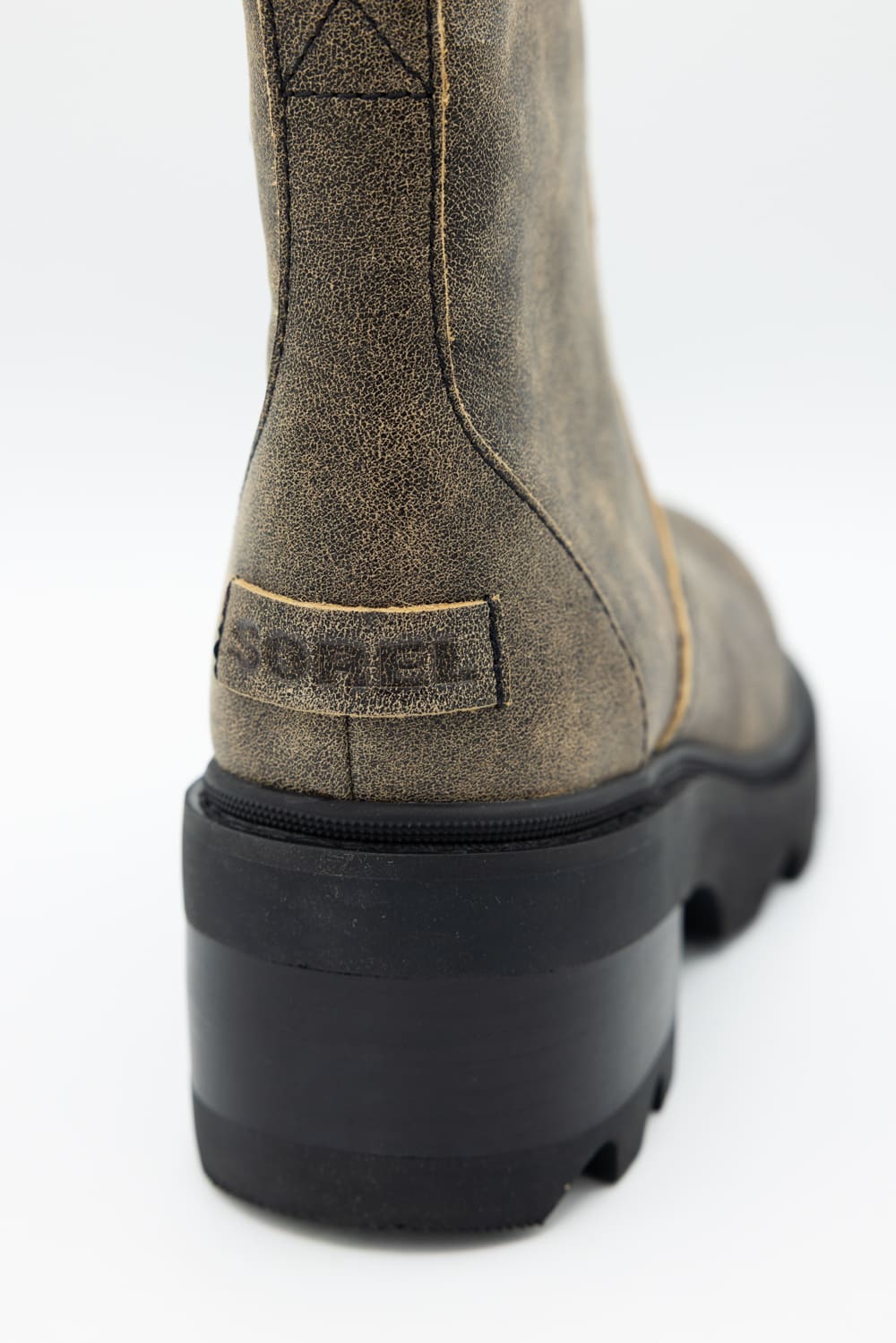 Sorel Joan Now Zip Booties for Women in Canoe/Black | 2138431-262