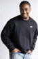 The North Face Evolution Oversized Crew Sweatshirt for Men in Black