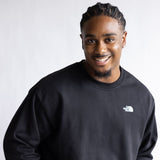 The North Face Evolution Oversized Crew Sweatshirt for Men in Black
