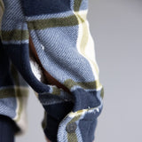 Sherpa Lined Polar Hooded Shacket for Men in Off White