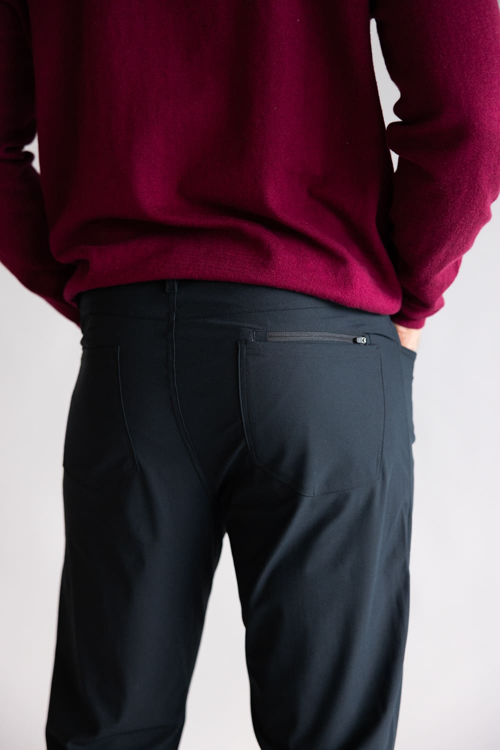 Tricot Prime Time Performance Pants for Men in Black