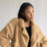 Teddy Jacket for Women in Brown