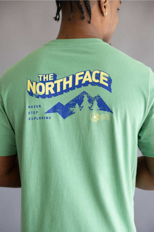 The North Face Explore Postcard T-Shirt for Men in Green