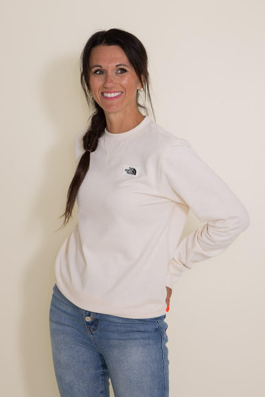 The North Face Heritage Patch Sweatshirt for Women in White