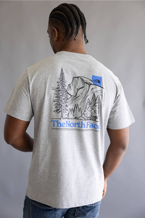 The North Face Monte T-Shirt for Men in Grey
