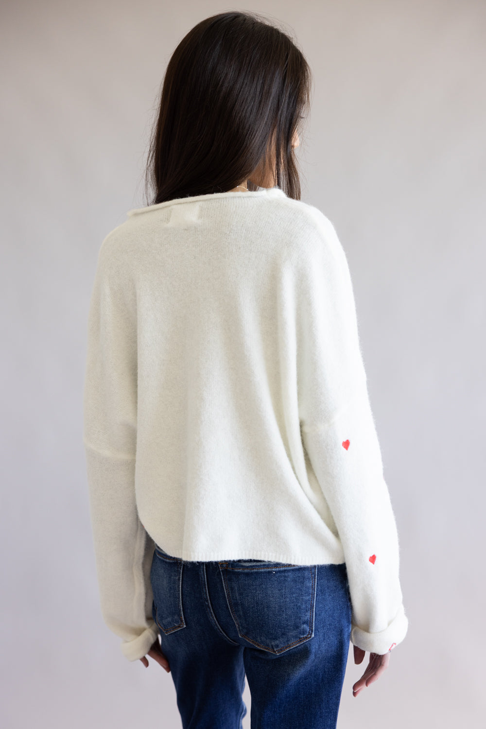 Things Between Heart Piper Cardigan for Women in White | TBW13321-SNWRED