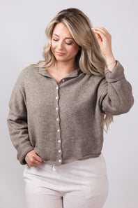 Things Between Piper Cardigan for Women in Mocha