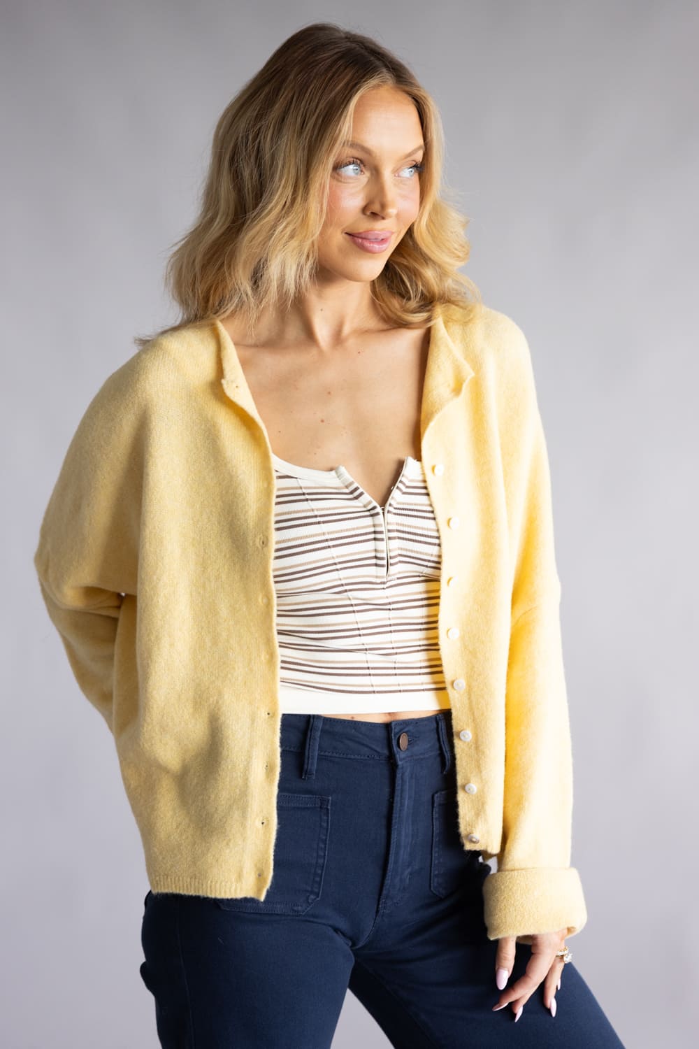 Things Between Piper Cardigan for Women in Honey