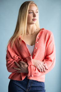 Things Between Piper Cardigan for Women in Peach
