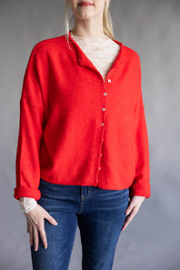 Things Between Piper Cardigan for Women in Red