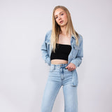 Thread & Supply High Rise Luca Vintage Wide Crop Jeans for Women