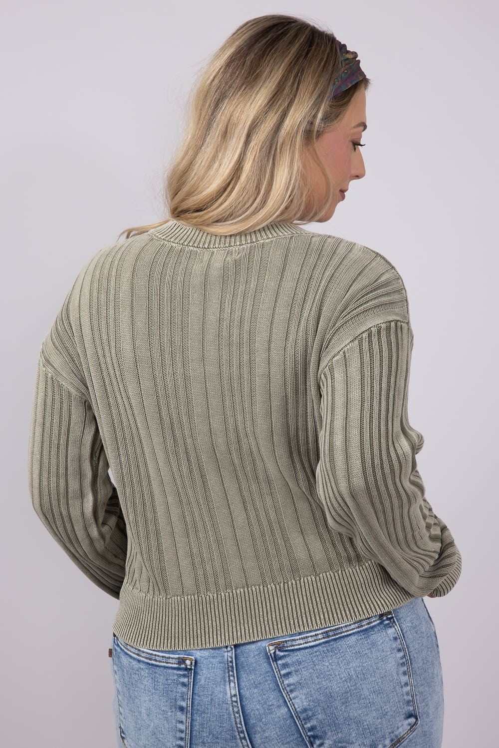 Thread & Supply Lucille Sweater for Women in Desert Sage