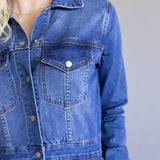 Thread & Supply Norma Denim Dress for Women in Dark Wash