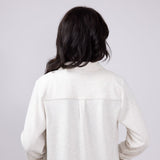 Thread & Supply Lewis Soft Luxe Button Up Shirt for Women in Oatmeal