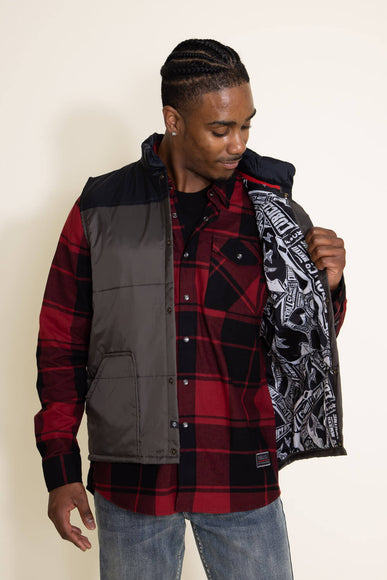Troll Co. Redford Vest for Men in Grey