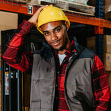 Troll Co. Ridge Flannel Button Down Shirt for Men in Red