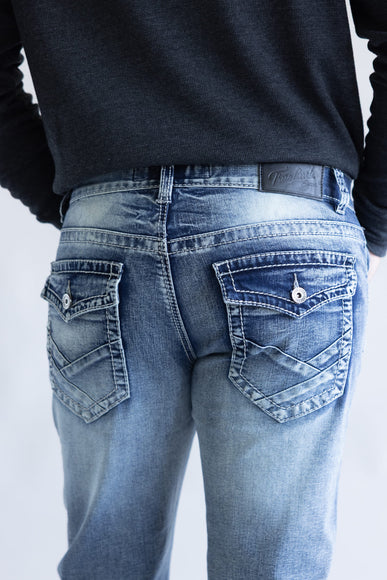 True Luck Ballen Straight Leg Jeans for Men