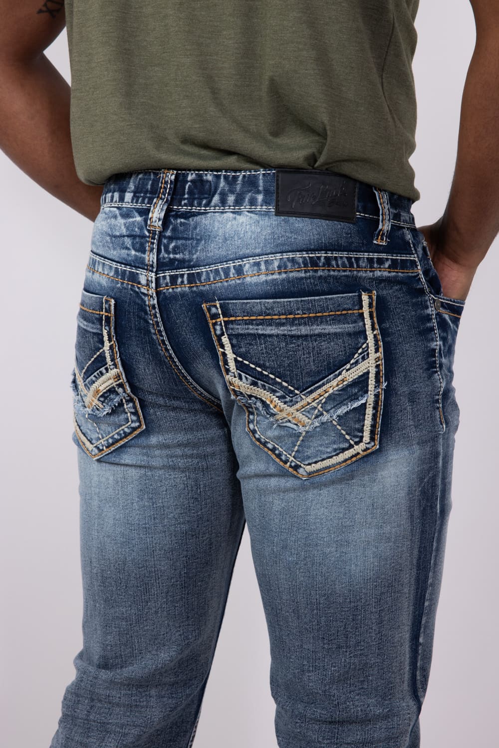 True Luck Cuyler Bootcut Jeans for Men