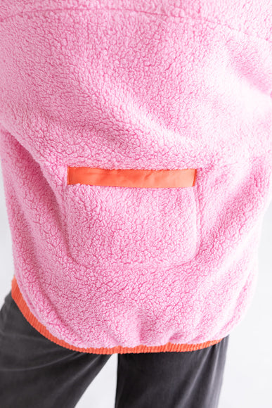 Two Tone Pullover for Women in Pink