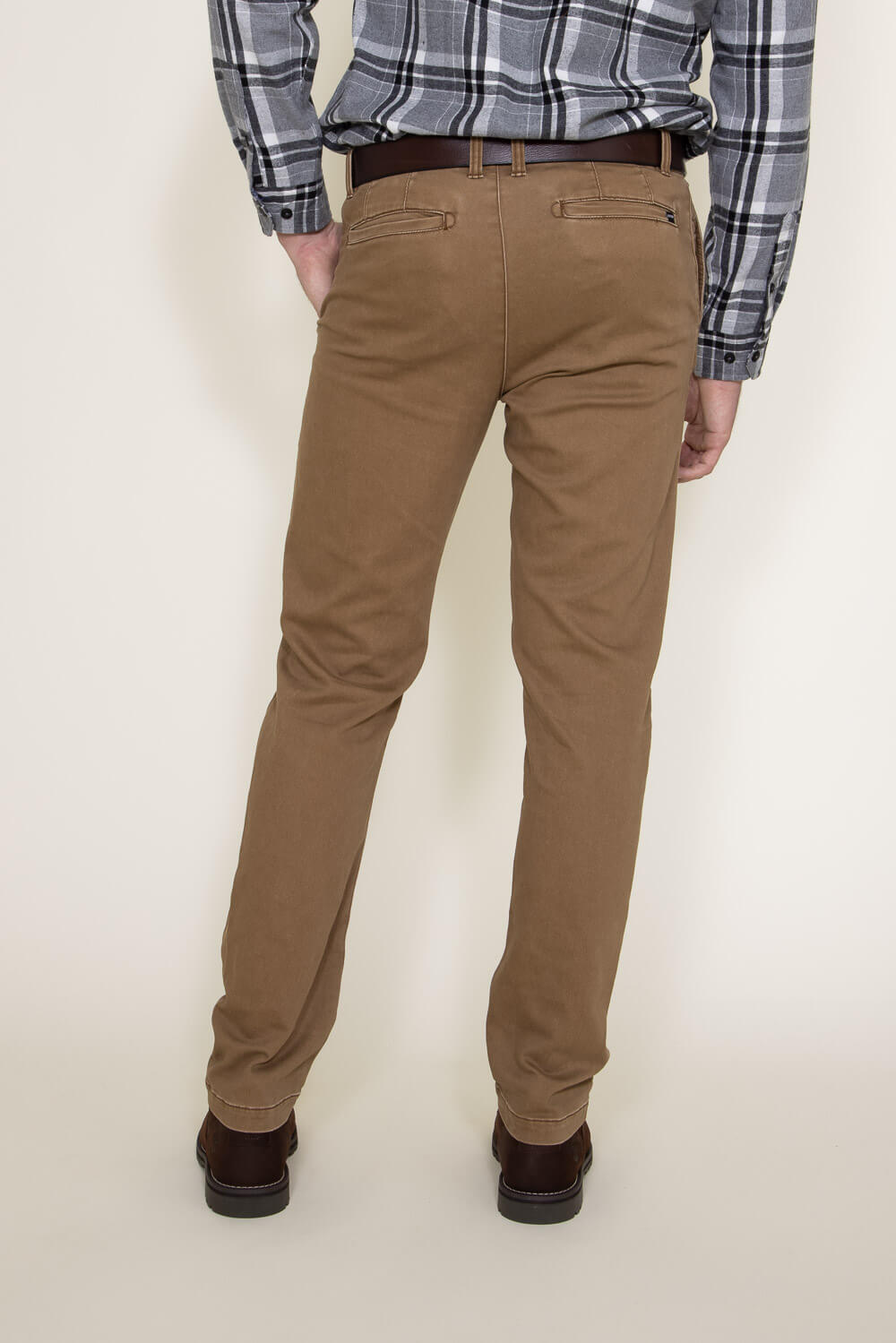 Union Lounge Chino Pants for Men in Chestnut