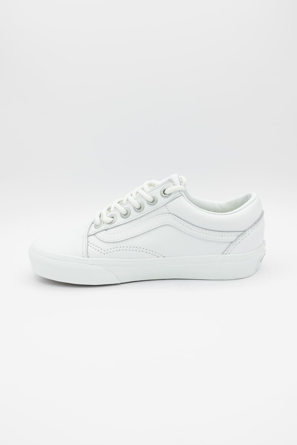 Vans Old Skool Leather Sneakers in White