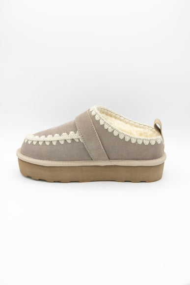 Vintage Havana Close Clogs for Women in Grey