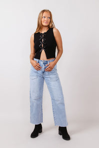 Vervet High Rise Baggy Barrel Jeans for Women
