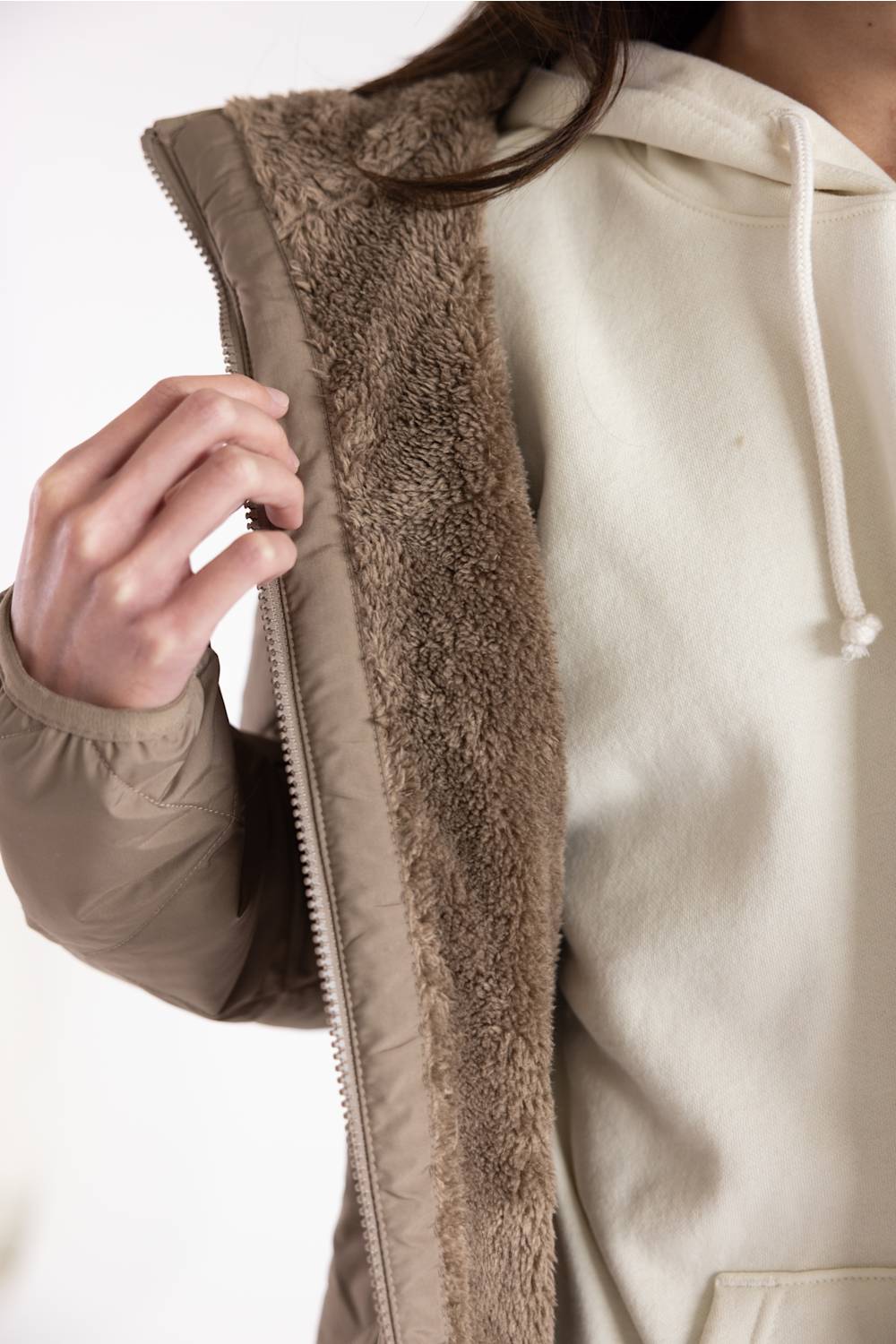 brown parka
