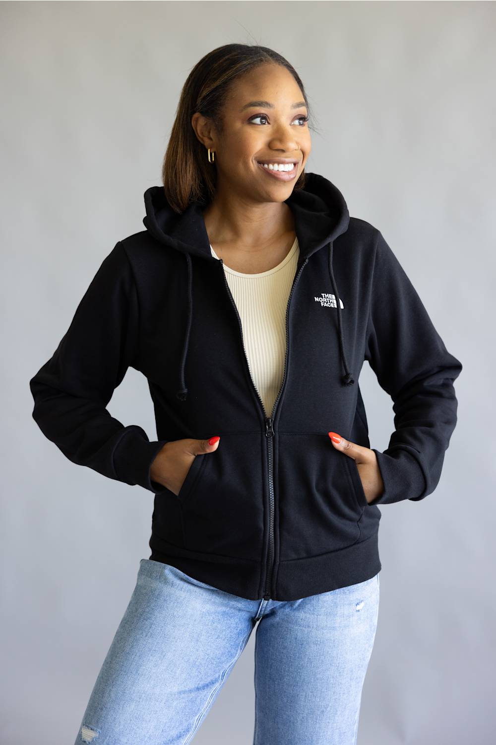 The North Face Evolution Simple Dome Full Zip Hoodie for Women in