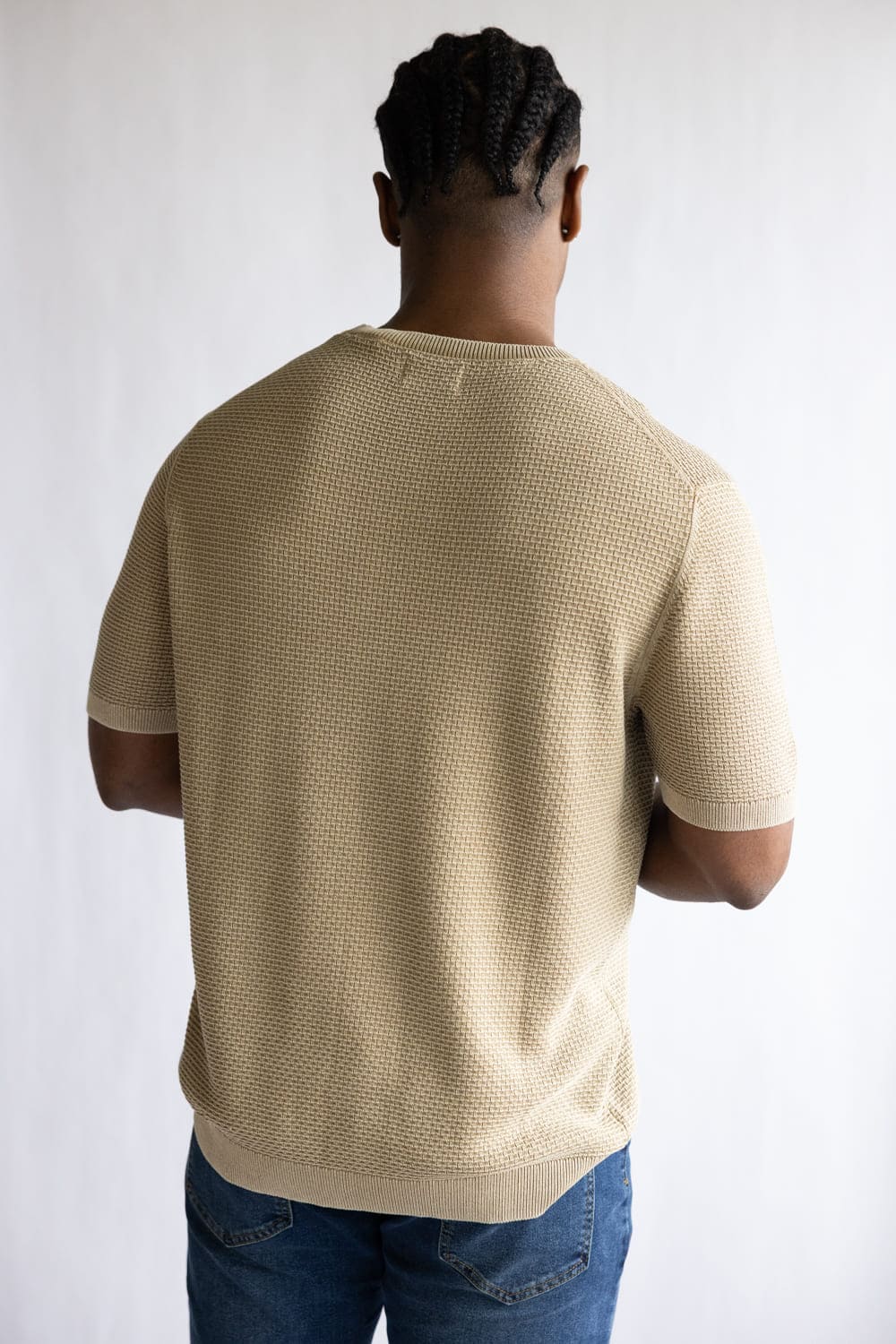 Weatherproof Vintage Brick Crew Shirt for Men in Kelp