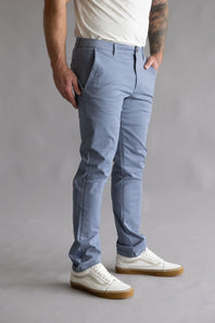 Weatherproof Vintage Leader Chino Pants for Men in River Blue