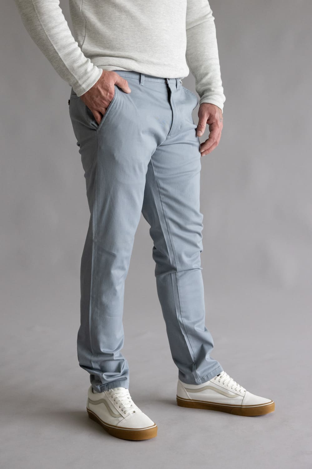 Weatherproof Vintage Leader Chino Pants for Men in Sea Wind