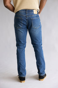 Weatherproof Vintage Slim Straight Jeans for Men in Riverstone